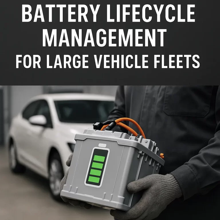 Battery Lifecycle Management for Large Vehicle Fleets