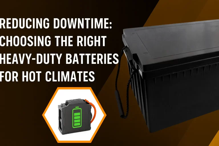 Reducing Downtime: Choosing the Right Heavy-Duty Batteries for Hot Climates