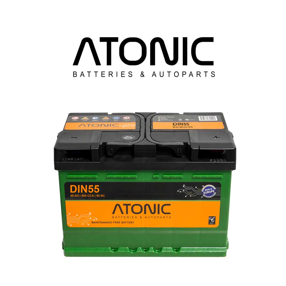 Atonic DIN55 SMF Battery