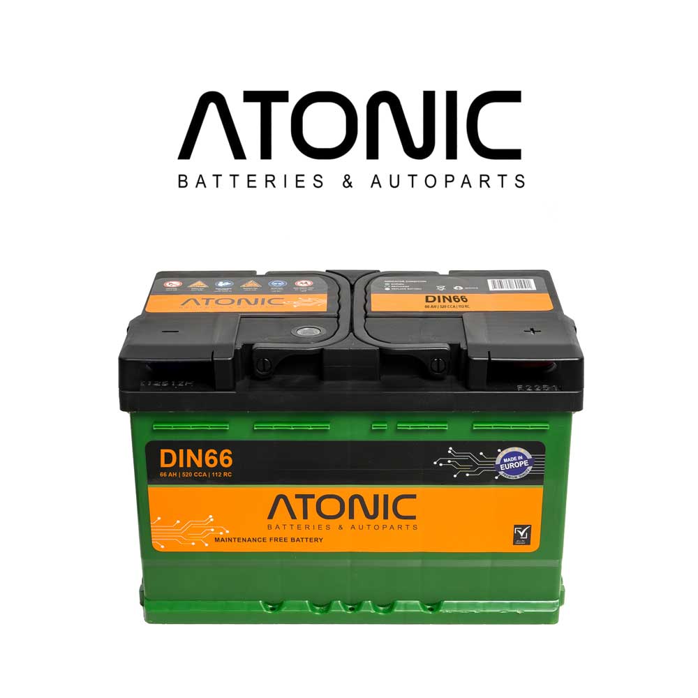 Atonic DIN66 SMF Battery
