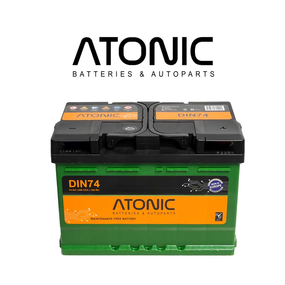 Atonic DIN74 SMF Battery